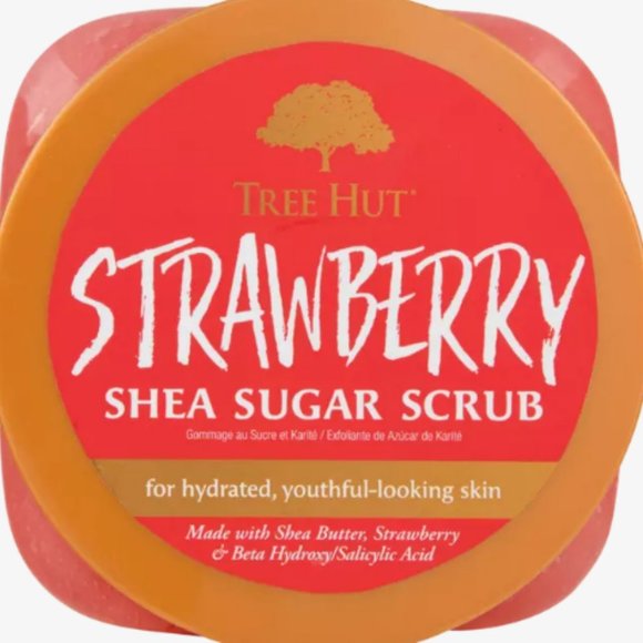 NEW -  Tree Hut Shea -  Strawberry Sugar Scrub - Picture 1 of 3